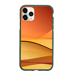 Чехол iPhone 11 Pro матовый Пустыня Арракис Дюна, цвет: 3D-темно-зеленый