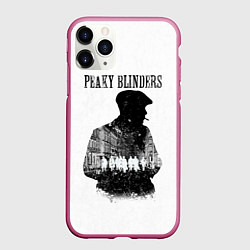 Чехол iPhone 11 Pro матовый Thomas Shelby Peaky Blinders, цвет: 3D-малиновый