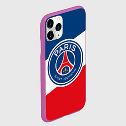 Чехол iPhone 11 Pro матовый Paris Saint-Germain FC, цвет: 3D-фиолетовый — фото 2
