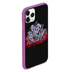 Чехол iPhone 11 Pro матовый Metallica Jo Jo, цвет: 3D-фиолетовый — фото 2