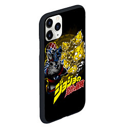 Чехол iPhone 11 Pro матовый Гвидо Миста - JoJos Bizarre Adventure, цвет: 3D-черный — фото 2