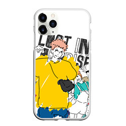 Чехол iPhone 11 Pro матовый Итадори Юдзи - Jujutsu Kaisen