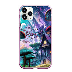 Чехол iPhone 11 Pro матовый FantasyFish, цвет: 3D-розовый