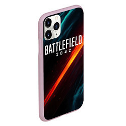 Чехол iPhone 11 Pro матовый BATTLEFIELD 2042 НЕОН, цвет: 3D-розовый — фото 2