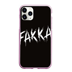 Чехол iPhone 11 Pro матовый FAKKA, цвет: 3D-розовый