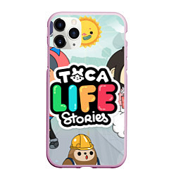 Чехол iPhone 11 Pro матовый Toca Life: Stories, цвет: 3D-розовый