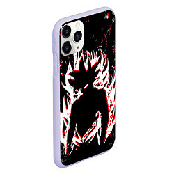 Чехол iPhone 11 Pro матовый Dragon ball super, цвет: 3D-светло-сиреневый — фото 2