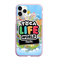 Чехол iPhone 11 Pro матовый Toca Life World, цвет: 3D-розовый