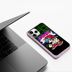 Чехол iPhone 11 Pro матовый FRIDAY NIGHT FUNKIN ГРАФФИТИ NEON, цвет: 3D-розовый — фото 2