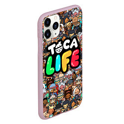 Чехол iPhone 11 Pro матовый Toca Life, цвет: 3D-розовый — фото 2