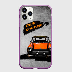Чехол iPhone 11 Pro матовый Maшина Mini, цвет: 3D-фиолетовый