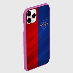 Чехол iPhone 11 Pro матовый Логотип Alpina, цвет: 3D-фиолетовый — фото 2