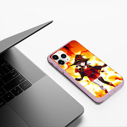 Чехол iPhone 11 Pro матовый MeguminKonoSuba, цвет: 3D-розовый — фото 2