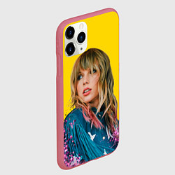 Чехол iPhone 11 Pro матовый Красотка Тейлор, цвет: 3D-малиновый — фото 2