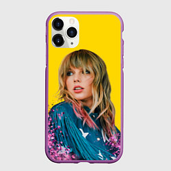 Чехол iPhone 11 Pro матовый Красотка Тейлор, цвет: 3D-фиолетовый