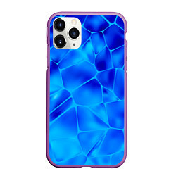 Чехол iPhone 11 Pro матовый Ice Under Water, цвет: 3D-фиолетовый