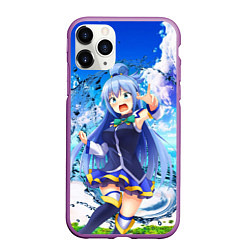 Чехол iPhone 11 Pro матовый Aqua Beach, цвет: 3D-фиолетовый