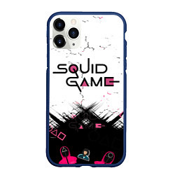 Чехол iPhone 11 Pro матовый SQUID GAME ИГРА В КАЛЬМАРА,