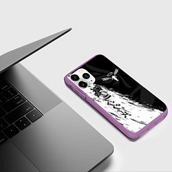 Чехол iPhone 11 Pro матовый ТОКИЙСКИЕ МСТИТЕЛИ WALHALLA КЛАН, цвет: 3D-фиолетовый — фото 2