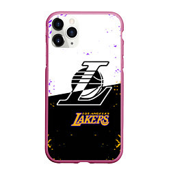 Чехол iPhone 11 Pro матовый Коби Брайант Los Angeles Lakers,, цвет: 3D-малиновый