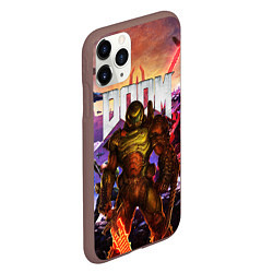 Чехол iPhone 11 Pro матовый DOOM ETERNAL ДУМ БИТВА В АДУ, цвет: 3D-коричневый — фото 2