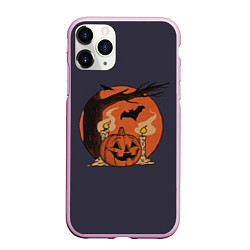 Чехол iPhone 11 Pro матовый Night of Fear Mystic Sunset