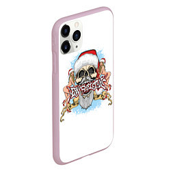Чехол iPhone 11 Pro матовый Merry Christmas секси, цвет: 3D-розовый — фото 2