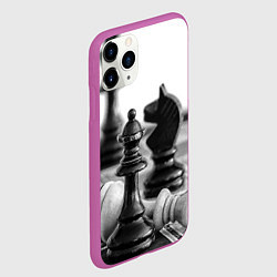 Чехол iPhone 11 Pro матовый Шах и мат Шахматы, цвет: 3D-фиолетовый — фото 2