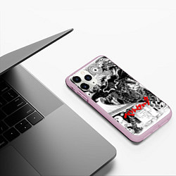 Чехол iPhone 11 Pro матовый АНИМЕ БЕРСЕРК BERSERK, цвет: 3D-розовый — фото 2