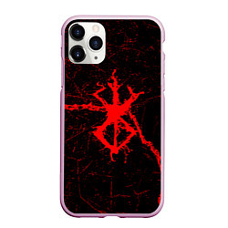 Чехол iPhone 11 Pro матовый Berserk: Трещена