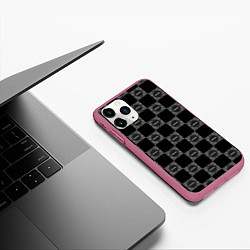 Чехол iPhone 11 Pro матовый KIZARU x BIG BABY TAPE BANDANA, цвет: 3D-малиновый — фото 2