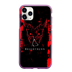 Чехол iPhone 11 Pro матовый Берсерк berserk аниме, цвет: 3D-фиолетовый