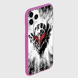 Чехол iPhone 11 Pro матовый Берсерк Berserk, цвет: 3D-фиолетовый — фото 2
