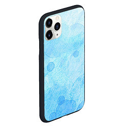 Чехол iPhone 11 Pro матовый Пузыри воздуха, цвет: 3D-черный — фото 2