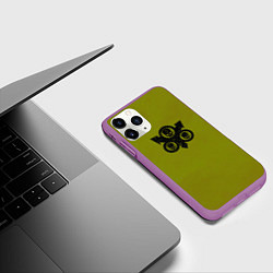 Чехол iPhone 11 Pro матовый Гвардия Смерти после Ереси цвет легиона, цвет: 3D-фиолетовый — фото 2