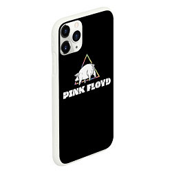 Чехол iPhone 11 Pro матовый PINK FLOYD PIG, цвет: 3D-белый — фото 2