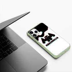 Чехол iPhone 11 Pro матовый MARSHMELLO MELT: МАРШМЕЛЛО, цвет: 3D-салатовый — фото 2