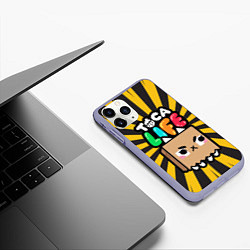 Чехол iPhone 11 Pro матовый Toca Life: Croquet, цвет: 3D-светло-сиреневый — фото 2