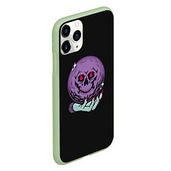 Чехол iPhone 11 Pro матовый Gaze Of Death, цвет: 3D-салатовый — фото 2