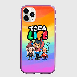 Чехол iPhone 11 Pro матовый Рита Зик Тока Бока, цвет: 3D-фиолетовый