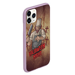 Чехол iPhone 11 Pro матовый Маньячелло, цвет: 3D-сиреневый — фото 2