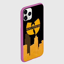 Чехол iPhone 11 Pro матовый WU-TANG CLAN CITY, цвет: 3D-фиолетовый — фото 2