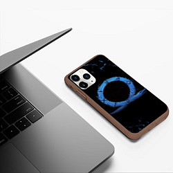 Чехол iPhone 11 Pro матовый GOD OF WAR LOGO ЭМБЛЕМА РАГНАРЁК, цвет: 3D-коричневый — фото 2