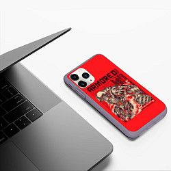 Чехол iPhone 11 Pro матовый ARMORED TITAN - Бронированный Титан, цвет: 3D-серый — фото 2