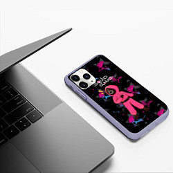 Чехол iPhone 11 Pro матовый Удивление - сериал Игра в кальмара, цвет: 3D-светло-сиреневый — фото 2