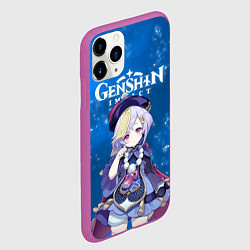 Чехол iPhone 11 Pro матовый ЦИЦИ QI QI КРИО, цвет: 3D-фиолетовый — фото 2