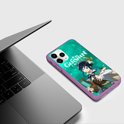 Чехол iPhone 11 Pro матовый ВЕНТИ VENTI АНЕМО, цвет: 3D-фиолетовый — фото 2