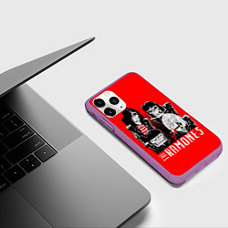 Чехол iPhone 11 Pro матовый Deadmones, цвет: 3D-фиолетовый — фото 2