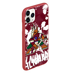 Чехол iPhone 11 Pro матовый Аризона Койотис, НХЛ, цвет: 3D-красный — фото 2