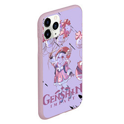 Чехол iPhone 11 Pro матовый Klee Genshin Impact, цвет: 3D-розовый — фото 2
